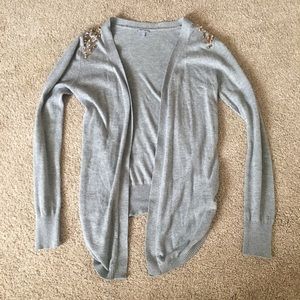 Slim spiky Shoulder cardigan